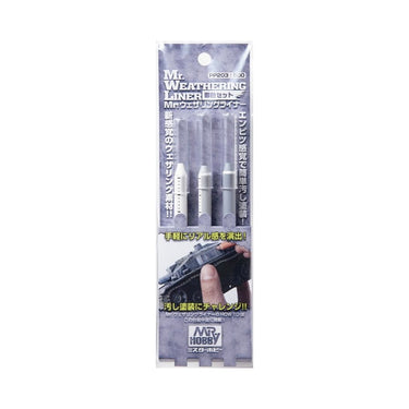 Mr Hobby (Gunze) PP203 Mr Weathering Liner Snow Set